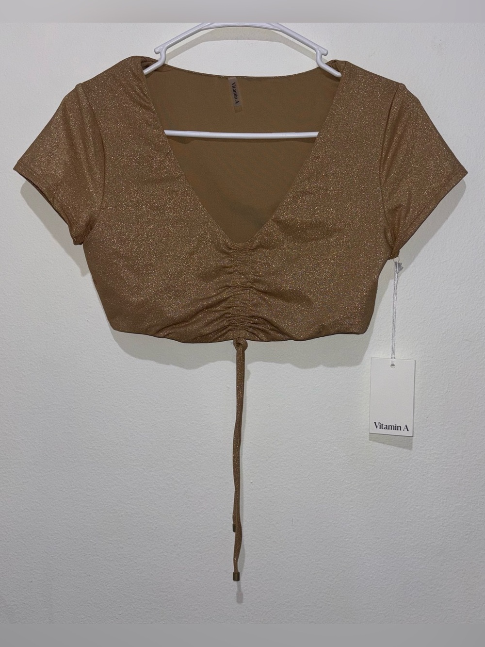 NWT Vitamin A Size Medium Swim Top